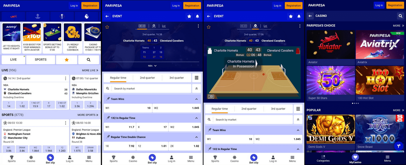 Stave Paripesa prek mobilnega telefona